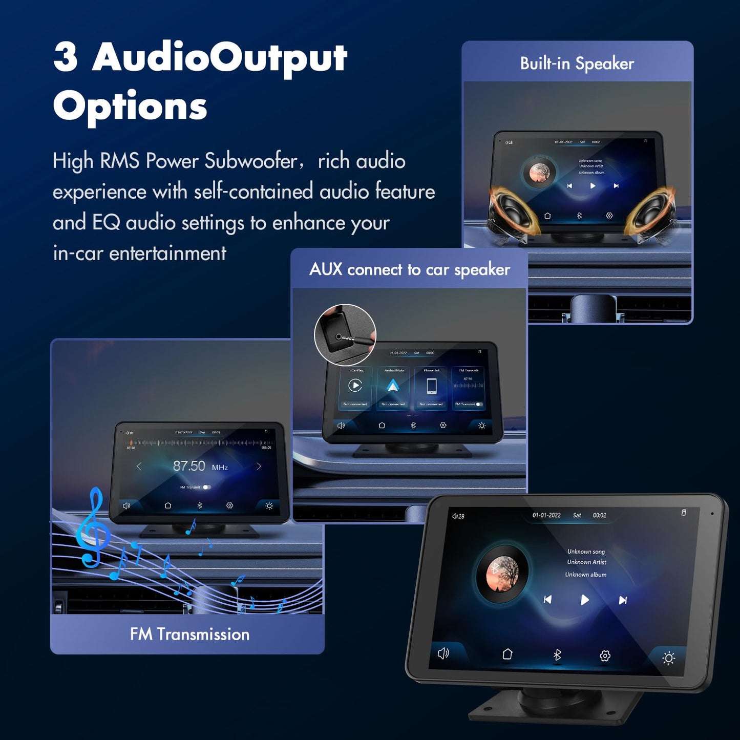 PASLDA wireless CarPlay screen feature