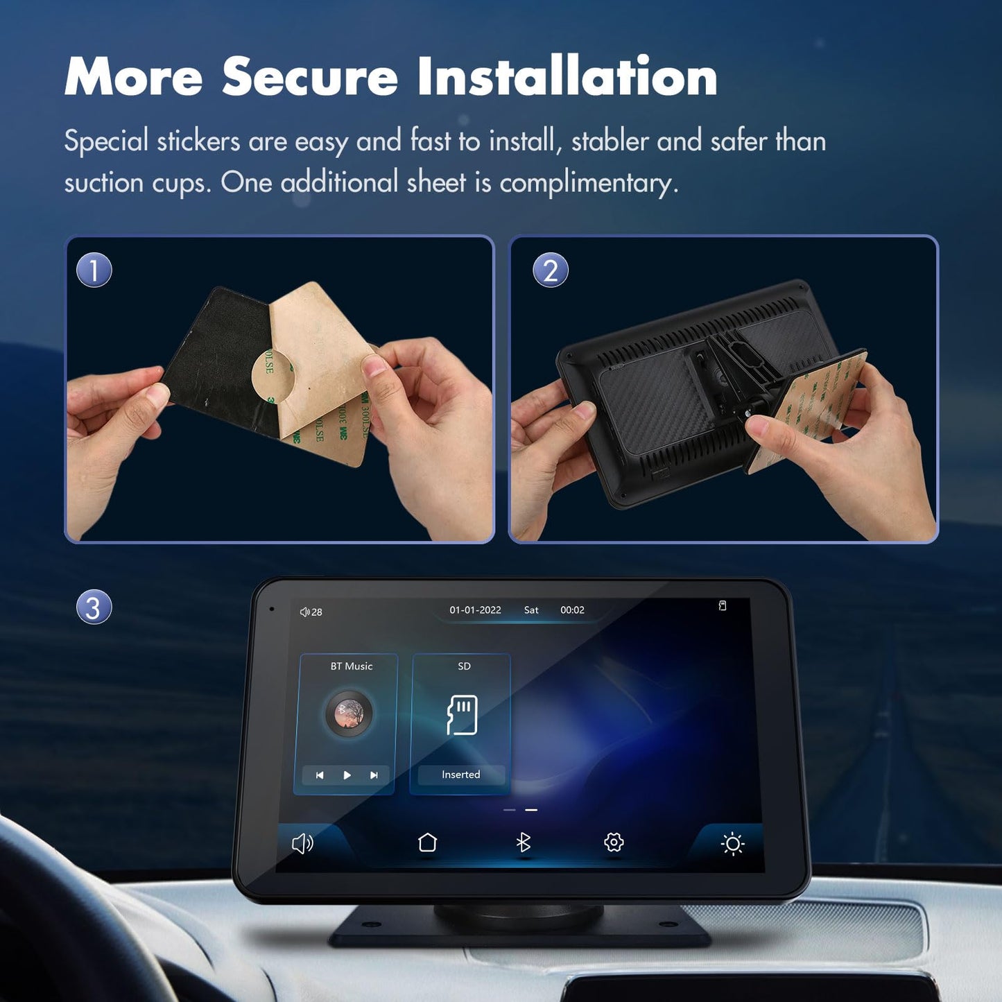 PASLDA wireless CarPlay screen feature