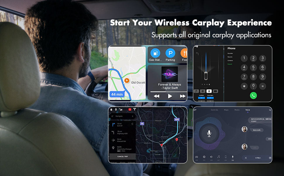 PASLDA wireless CarPlay screen feature