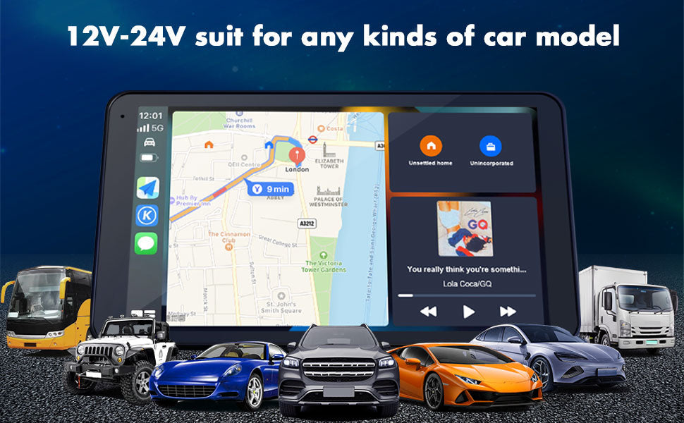 PASLDA wireless CarPlay screen feature