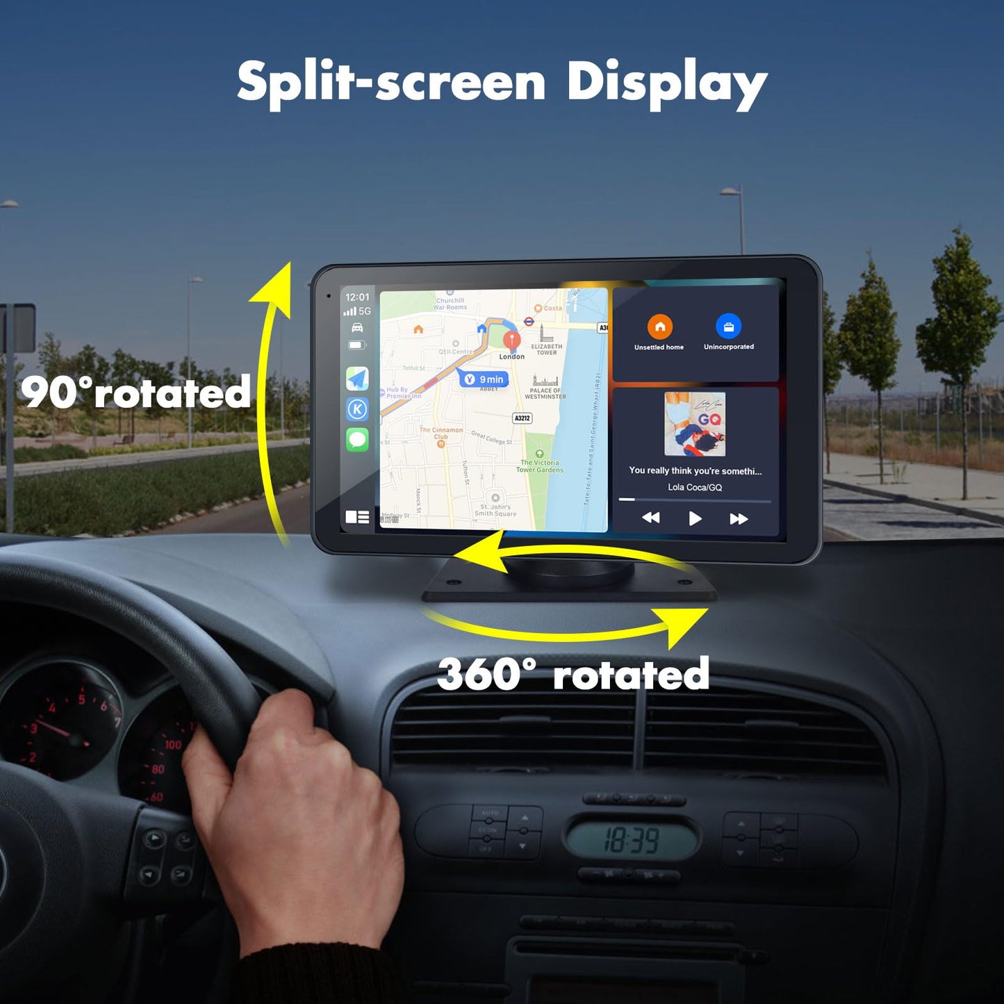 PASLDA wireless CarPlay screen