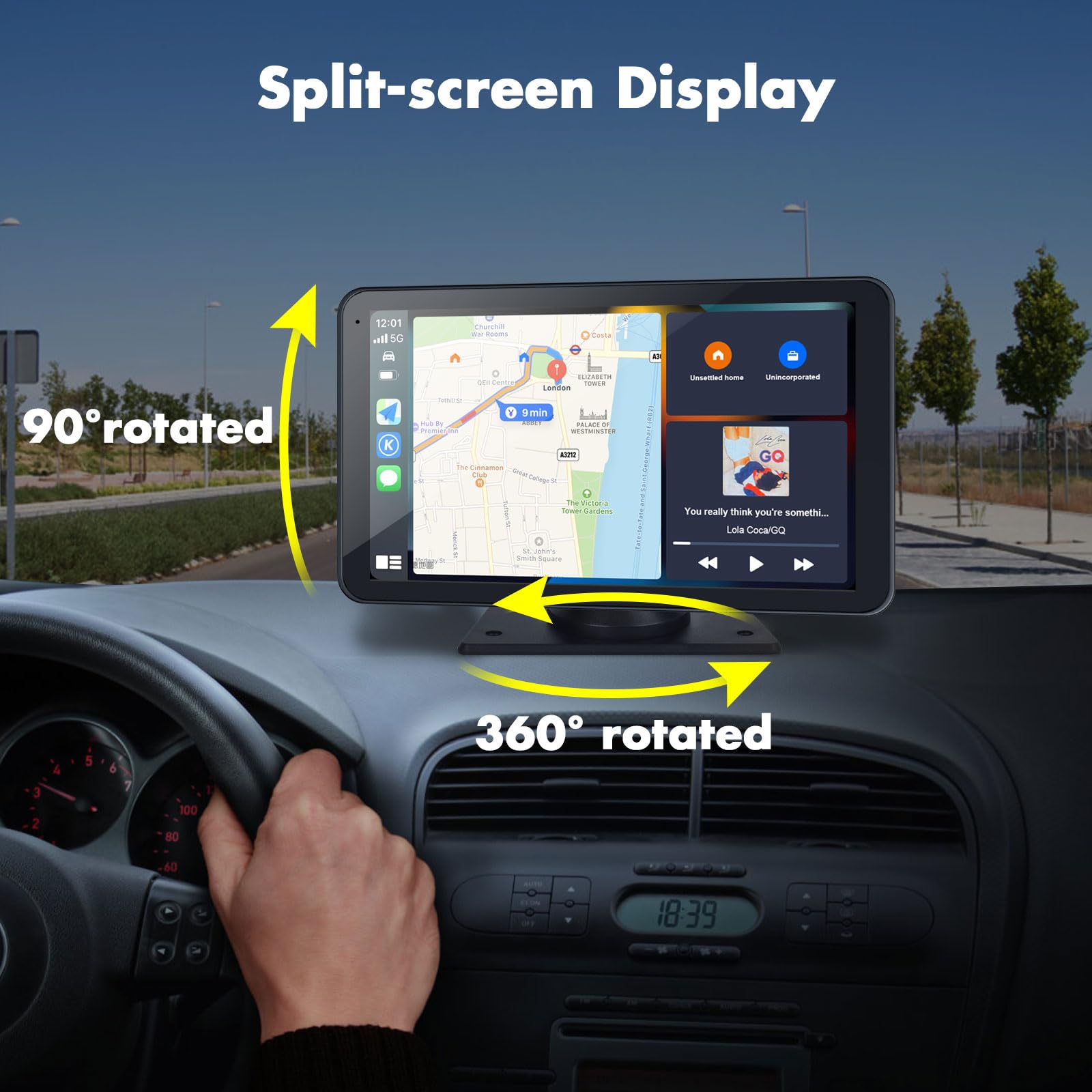 PASLDA wireless CarPlay screen