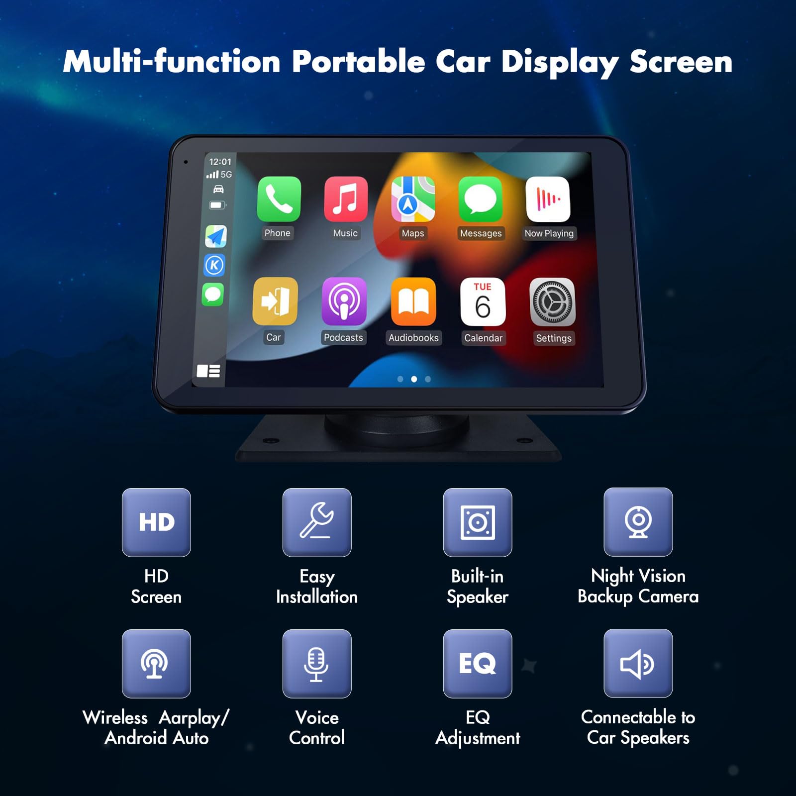 PASLDA wireless CarPlay screen feature